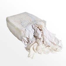 10Kg Chiffons De Nettoyage En Coton Blanc Anti-Peluches Chiffons D'Atelier