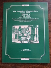 The Compleat Clarinettist's Tune Book Volume 1 1780-1850 HE26 Jo Rees-Davies