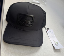 Lacoste All Black Trucker Cap