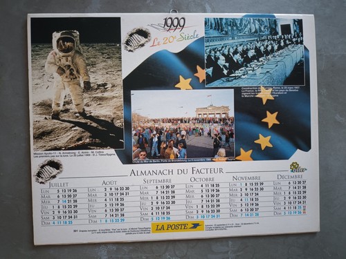 Calendriers facteur la - du,