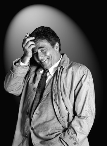 Photo noir blanc columbo - et,