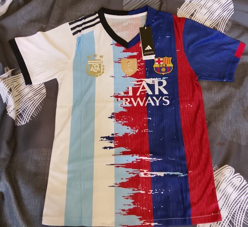 Maillot hommage messi - a,