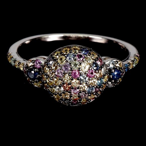 925 bague argent saphir - en,