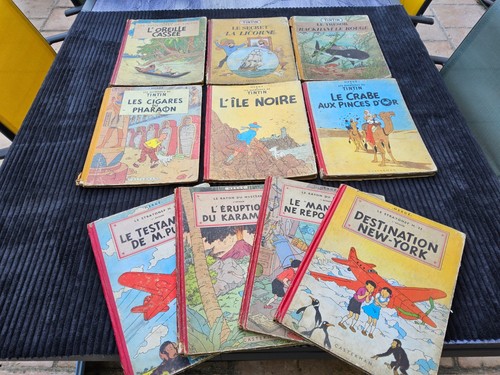 Tintin lot 10 - , albums