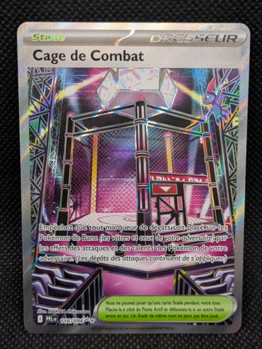 Carte pokemon cage combat - carte,