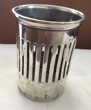 Porte Bouteille En Métal Argenté ART DÉCO