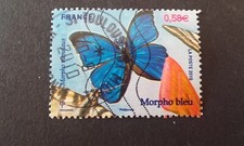TIMBRE LES PAPILLONS MORPHO