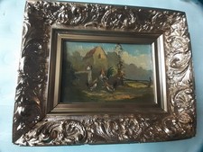 Tableau Huile sur bois 