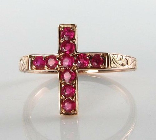 Anneau vintage 9ct rose - or,