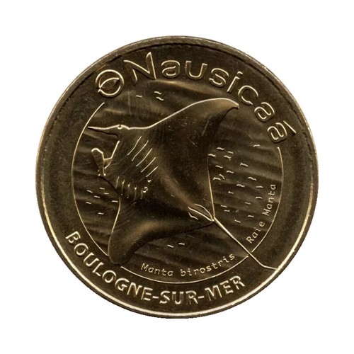 Médaille souvenir raie manta - médaille,