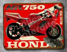 Plaque métal vintage Honda NR