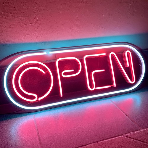 Panneau led open - open,