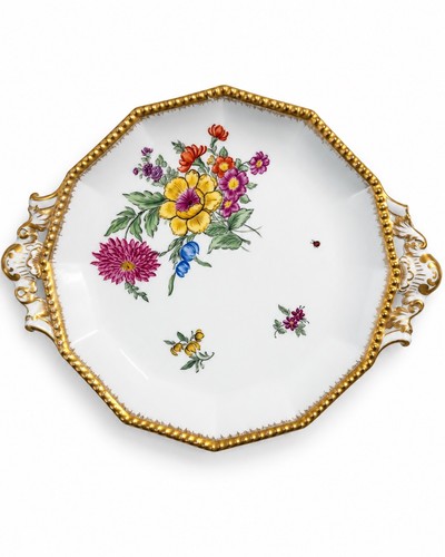 Meissen plateau porcelaine - meissen,