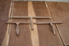 Lot de 3 anciens verrous cochonier porte de ferme