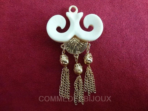 Pendentif vintage figure - pendentif,