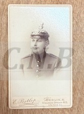 CARTE PHOTO MILITAIRE ALLEMAND CASQUE A POINTE