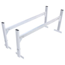 VEVOR Porte-Échelle de Toit pour Camionnette à 2 Barres Réglable 130-206 cm