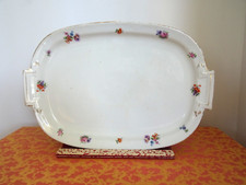 GRAND PLAT ANCIEN EN PORCELAINE POUR CUISSON AU FOUR ESTAMPILLE RFH SUDETENLAND 