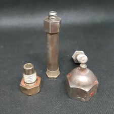 Anciennes pièces pompe à essence SATAM Bijaugeur bidon garage station service 