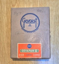 Rare plaques de verre GEVAERT