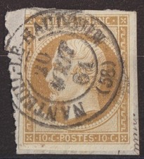 TIMBRE FRANCE NAPOLEON N 13B