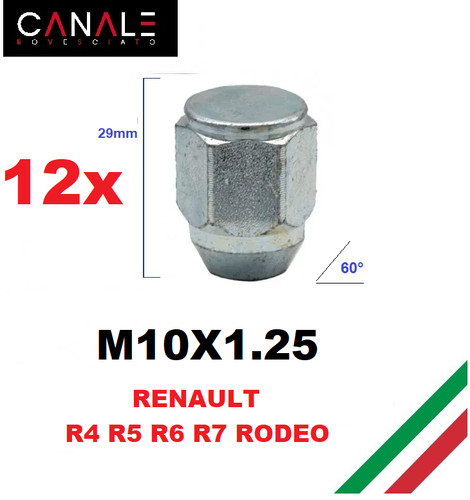 Ecrous m10x1 de roue - ecrous,