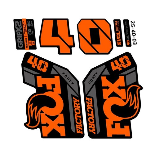 Fork sticker for 2025 fox - sticker, 40