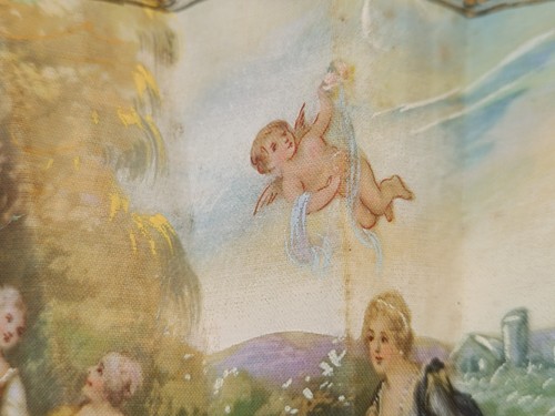 Eventail style watteau - style,