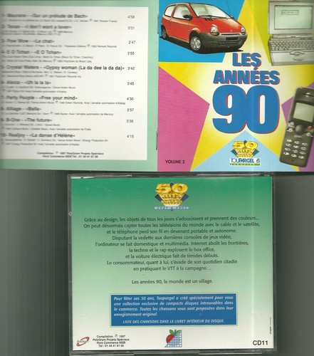 Les annees 90 avec - cd,