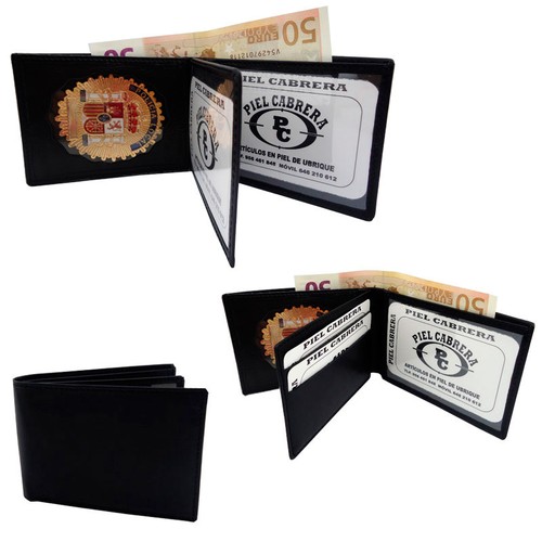 Portefeuille porta plaque pour