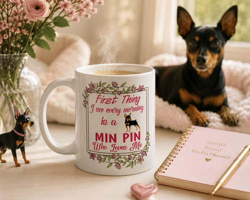 Miniature pinscher mug min - miniature, mug,min