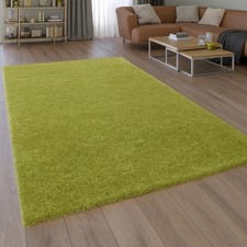 Tapis shaggy vert naturel - shaggy, doux
