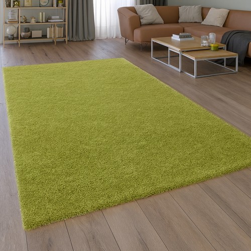 Tapis shaggy vert - shaggy, naturel