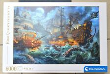 Puzzle "Pirates Battle" de 6000 pièces Clementoni fait une fois - état neuf