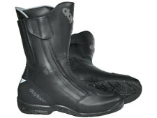 Daytona Bottes de Moto Road Star Noir Tournée En Cuir de Vache Pleine