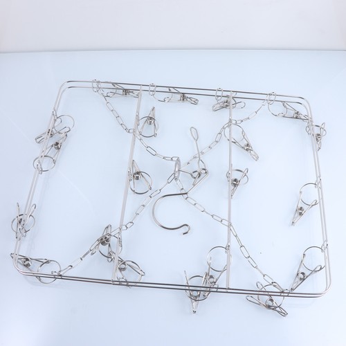 Pinces linge inox - pinces,