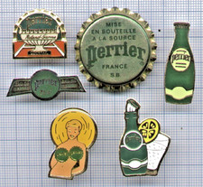 Lot de Pin's Eau PERRIER /