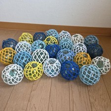 Bouée flottante de pêche en verre boule japonaise vintage lot de 25 filet...