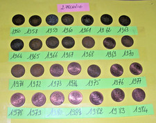 collection lot d'ancienne pièce monnaie allemande 2 Pfennigs de 1950 - 1958 à 84