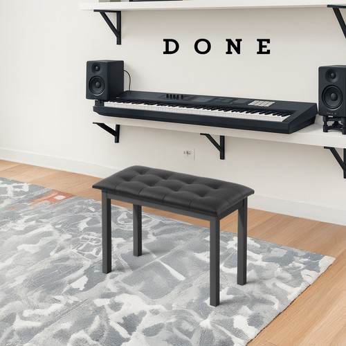 Banquette métal piano clavier - banquette,