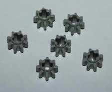 6 engrenage Lego Light Gray