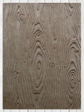 Woody marron moderne touffeté - marron,