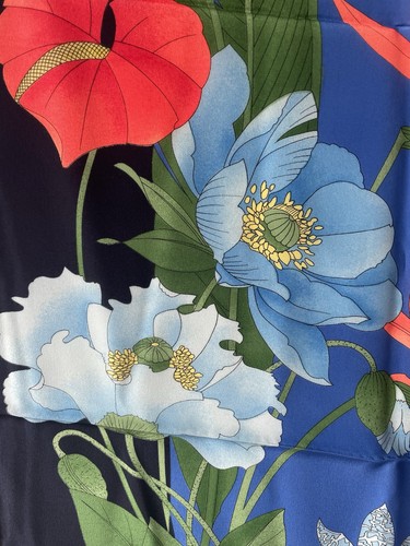 Grand foulard soie léonard - foulard, en