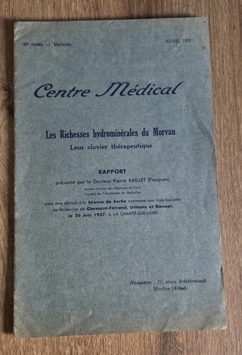 Très vieille revue médicale