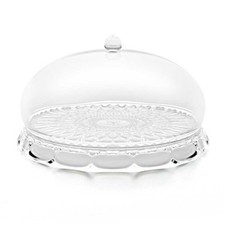 Guzzini Plat À Gâteau Avec Cloche 34Cm Transparent 131801SAR00