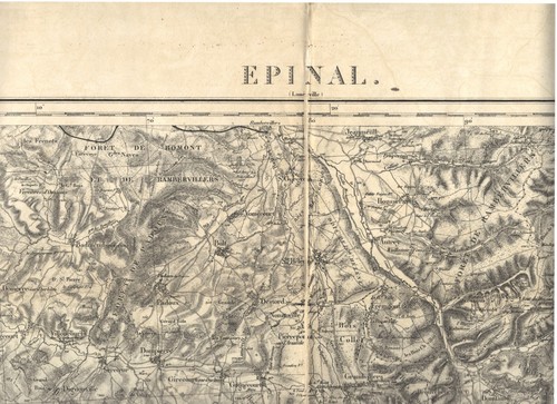 épinal carte état major - Épinal,