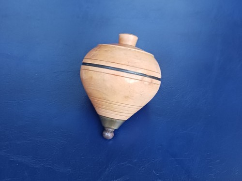 Ancien jouet toupie bois - ancien,