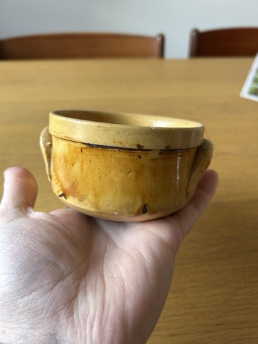 Ancien petit pot - ancien, terre