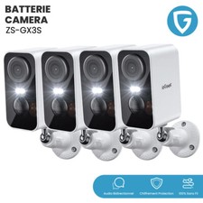 ieGeek 2K Caméra Surveillance WiFi Exterieure sans Fil Batterie AI,PIR Détection