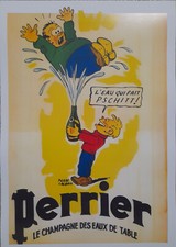 Perrier affiche poster - ,